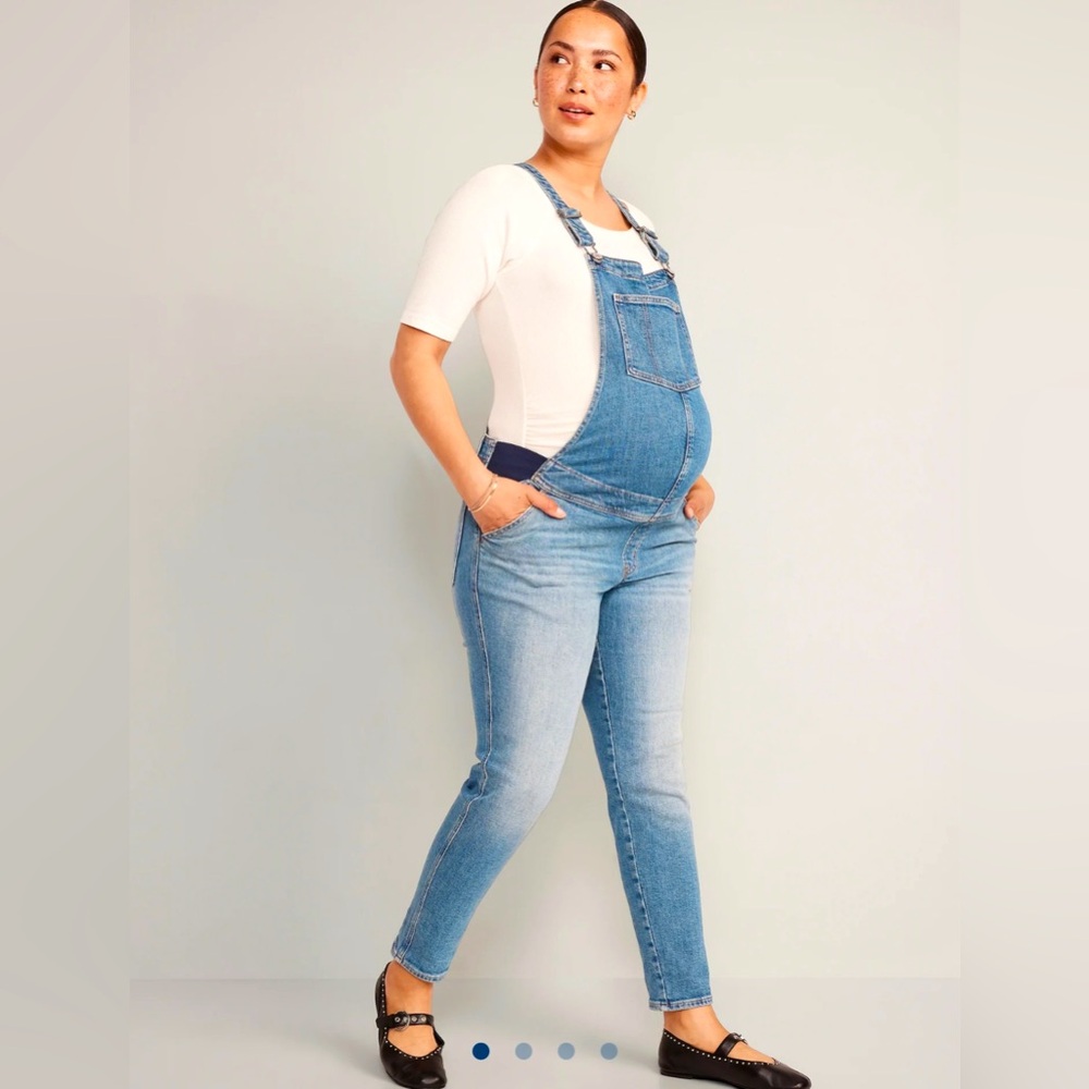 🤰🏼Old Navy | Maternity 90s Straight Jean Overalls